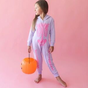 NIB Posh Peanut Mrs. Posh Fleece Hooded Romper I 12-18M